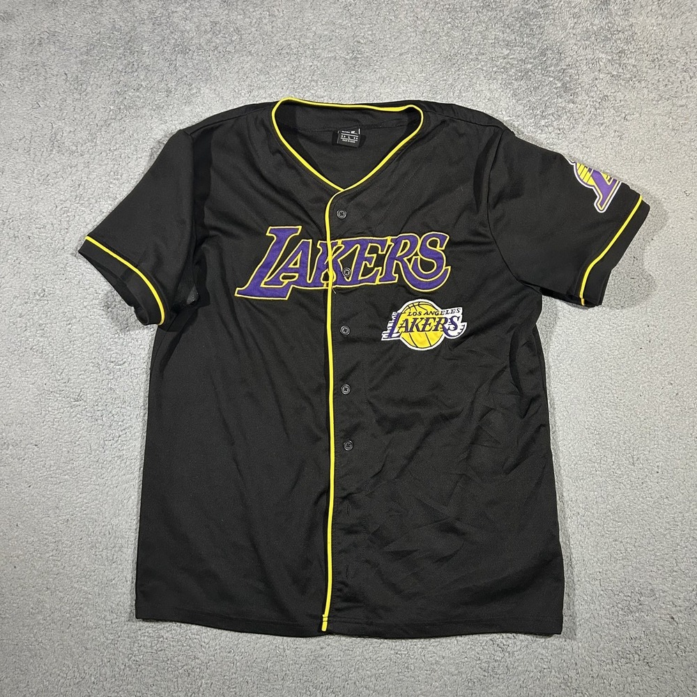 Ultra Game Los Angeles Lakers NBA Basketball Baseball Jersey Size Large #2708